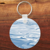 Blaue Seide Schlüsselanhänger (Vorderseite)