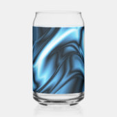 Blaue Seidenwelle Dosenglas (Vorderseite)