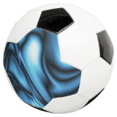 Blaue Seidenwelle Fußball (Dreiviertel)