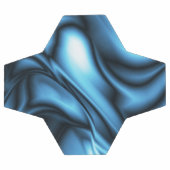 Blaue Seidenwelle Fußball (Flach)