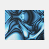 Blaue Seidenwelle Fußmatte (Vorderseite)