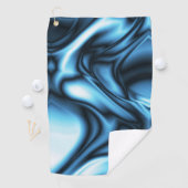 Blaue Seidenwelle Golfhandtuch (Insitu)
