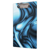 Blaue Seidenwelle Klemmbrett (Links)