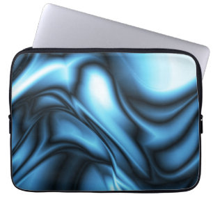 Blaue Seidenwelle Laptopschutzhülle