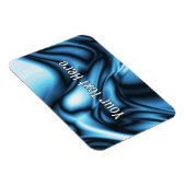 Blaue Seidenwelle Magnet (Rechte Seite)
