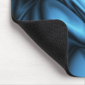 Blaue Seidenwelle Mousepad (Ecke)
