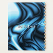 Blaue Seidenwelle Planer (Rückseite)