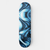 Blaue Seidenwelle Skateboard (Vorderseite)