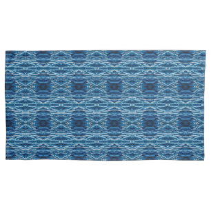 Blaue Seile, kleines Muster Kissenbezug