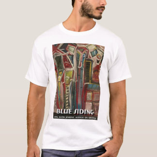 Blaue Seite T-Shirt