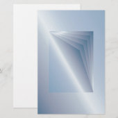 blaue Seiten Briefpapier (Vorne/Hinten)