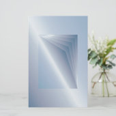 blaue Seiten Briefpapier (Stehend Vorderseite)