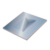 blaue Seiten Fliese (Seite)