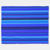 Blaue senkrechte Streifen Fleecedecke (Vorderseite (Horizontal))