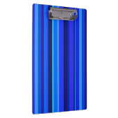 Blaue senkrechte Streifen Klemmbrett (Rechts)
