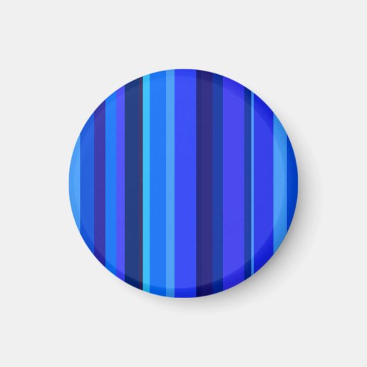 Blaue senkrechte Streifen Magnet (Vorne)