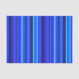 Blaue senkrechte Streifen Seidenpapier