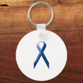 Blaue Sensibilisierungskette Schlüsselanhänger (Vorderseite)