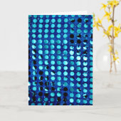 Blaue Sequenzen Karte (Gelbe Blume)