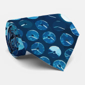 blaue Sequenzen Krawatte (Gerollt)