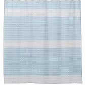 Blaue Serenität Duschvorhang (Vorderseite)