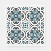 Blaue Servietten (Vorderseite)