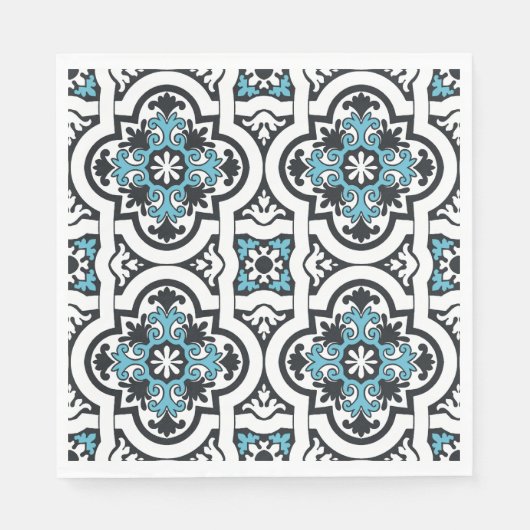 Blaue Servietten (Vorderseite)