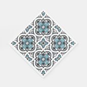 Blaue Servietten (Ecke)