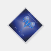 Blaue Servietten (Ecke)