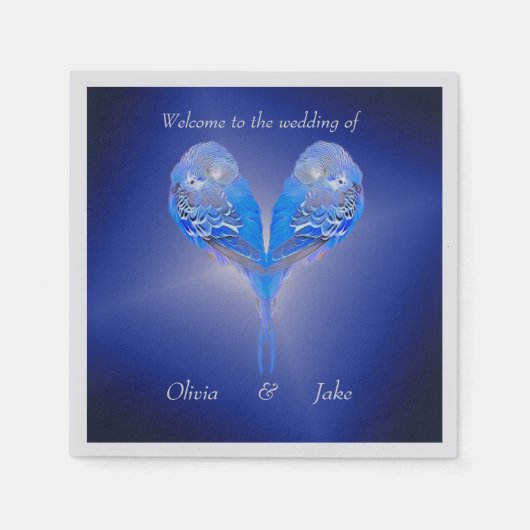 Blaue Servietten (Vorderseite)