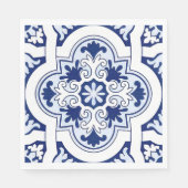 Blaue Servietten (Vorderseite)