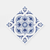 Blaue Servietten (Ecke)