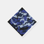 Blaue Servietten (Ecke)