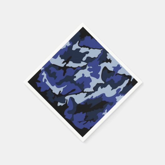 Blaue Servietten (Ecke)