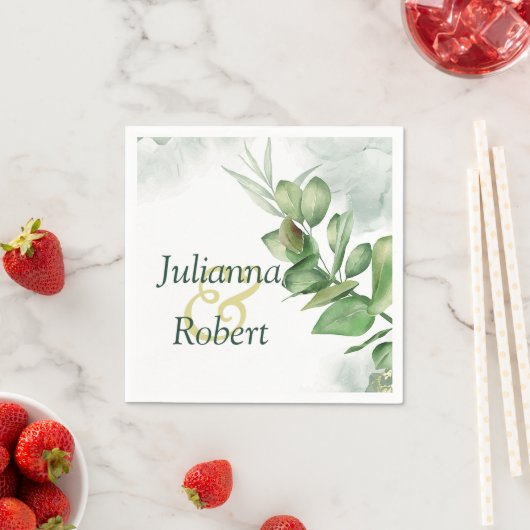 Blaue Servietten (Beispiel)