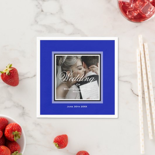 Blaue Servietten (Beispiel)