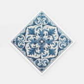 Blaue Servietten (Ecke)