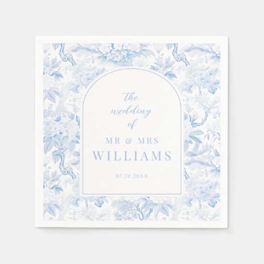 Blaue Servietten (Vorderseite)