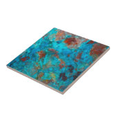 Blaue Shattuckit Fliese (Seite)