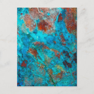 Blaue Shattuckit Postkarte