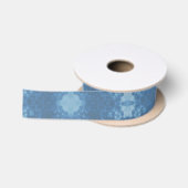 Blaue Signature-Goth-Muster Satinband (Spule)