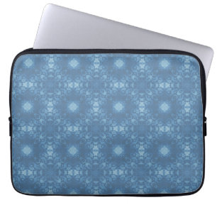 Blaue Signature-Goth-Pattern Laptopschutzhülle