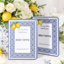 Blaue Silber Italienische Amalfi-Zitrone Hochzeits