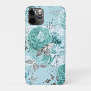 Blaue Silber Rose Schnürdetails Case-Mate iPhone Hülle