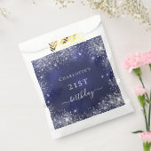 Blaue Silberblauer Glitzer Geschenktütchen (Versiegelt)