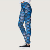 Blaue Silbermedaille Leggings (Links)