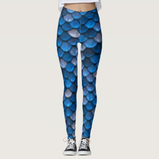 Blaue Silbermedaille Leggings