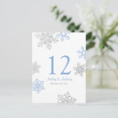 Blaue silberne postkarte (Stehend Vorderseite)