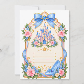 blaue Silberprinzessin, eisblaue Prinzessin, könig Einladung