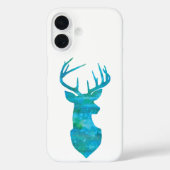 Blaue Silhouette Case-Mate iPhone Hülle (Rückseite)